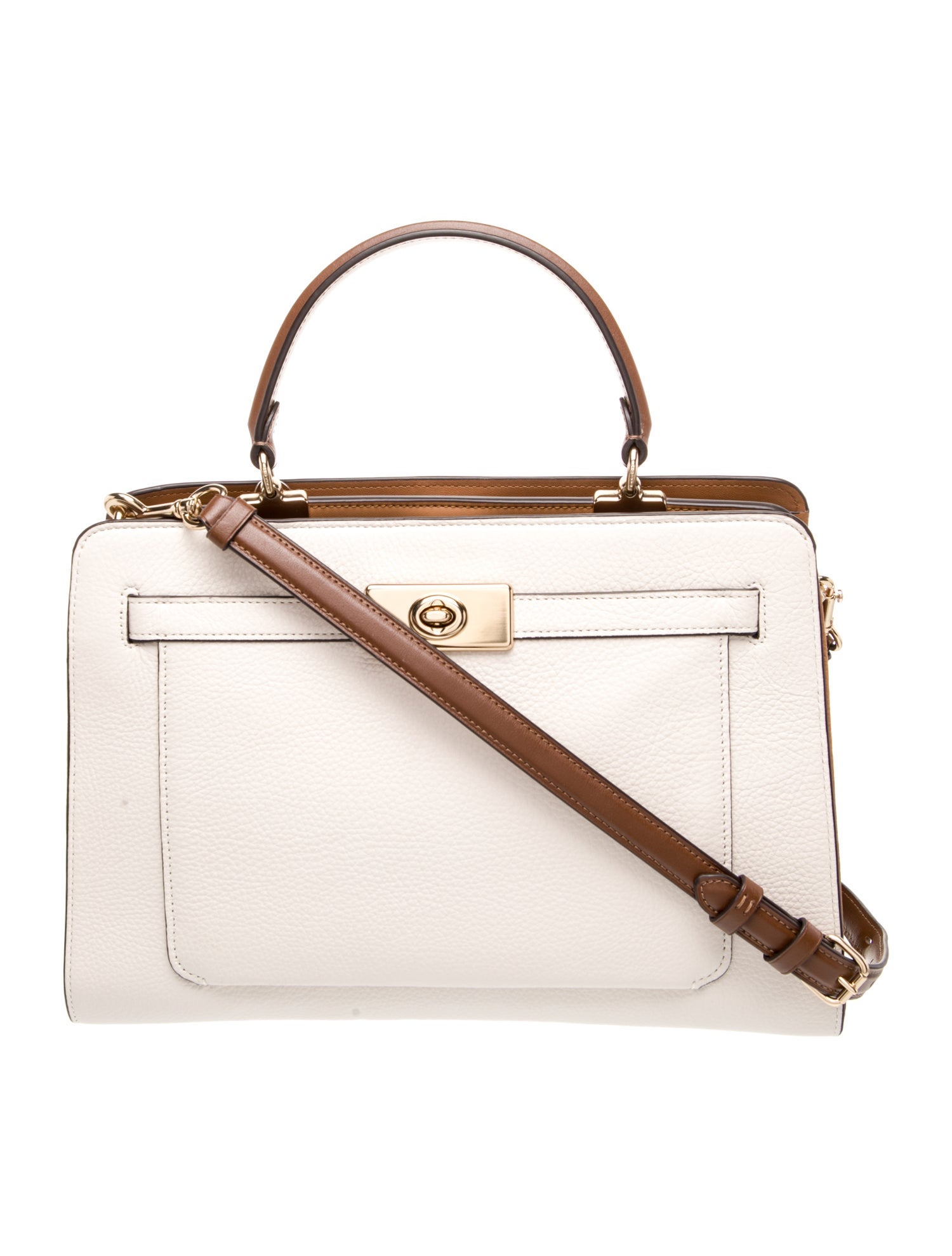 Coach Leather Top Handle Bag