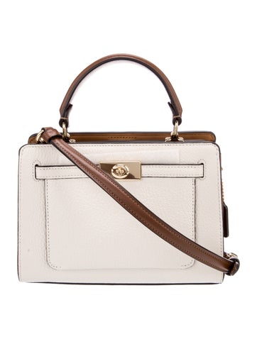 Coach Handle Bags Leather Top Bag