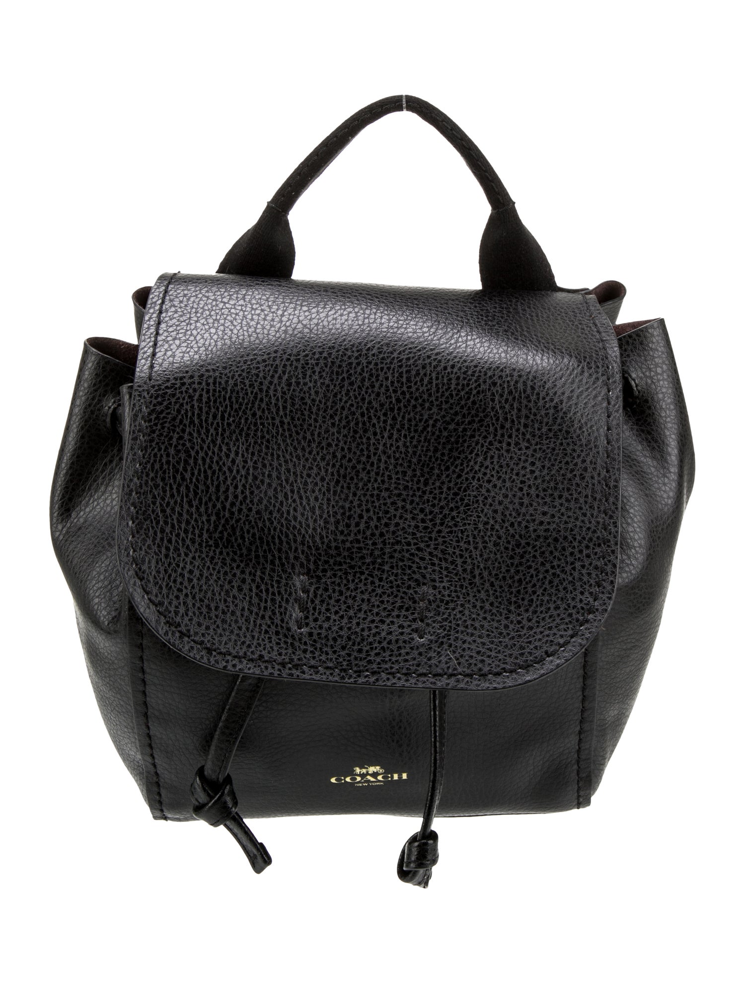 Coach Leather Backpack