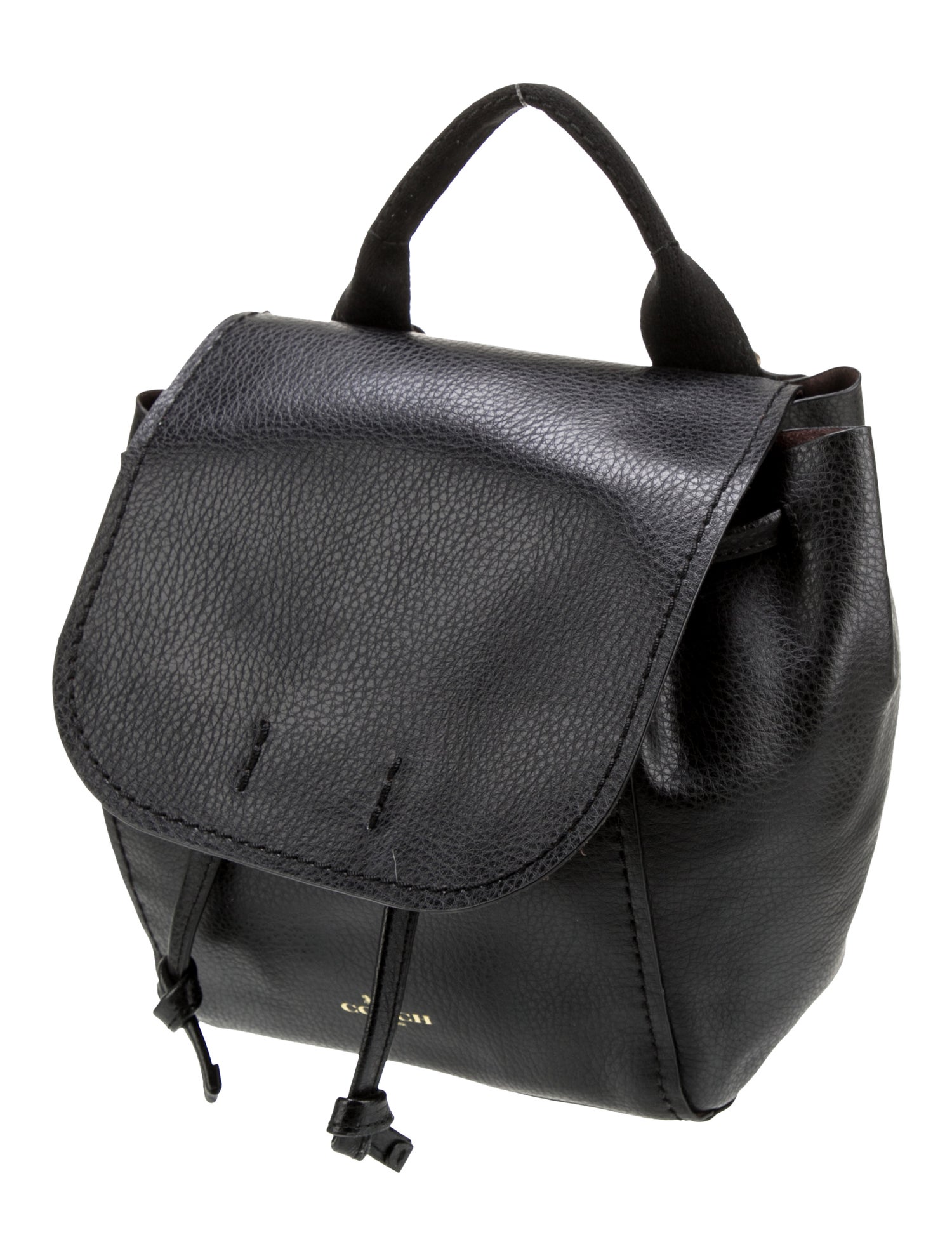 Coach Leather Backpack