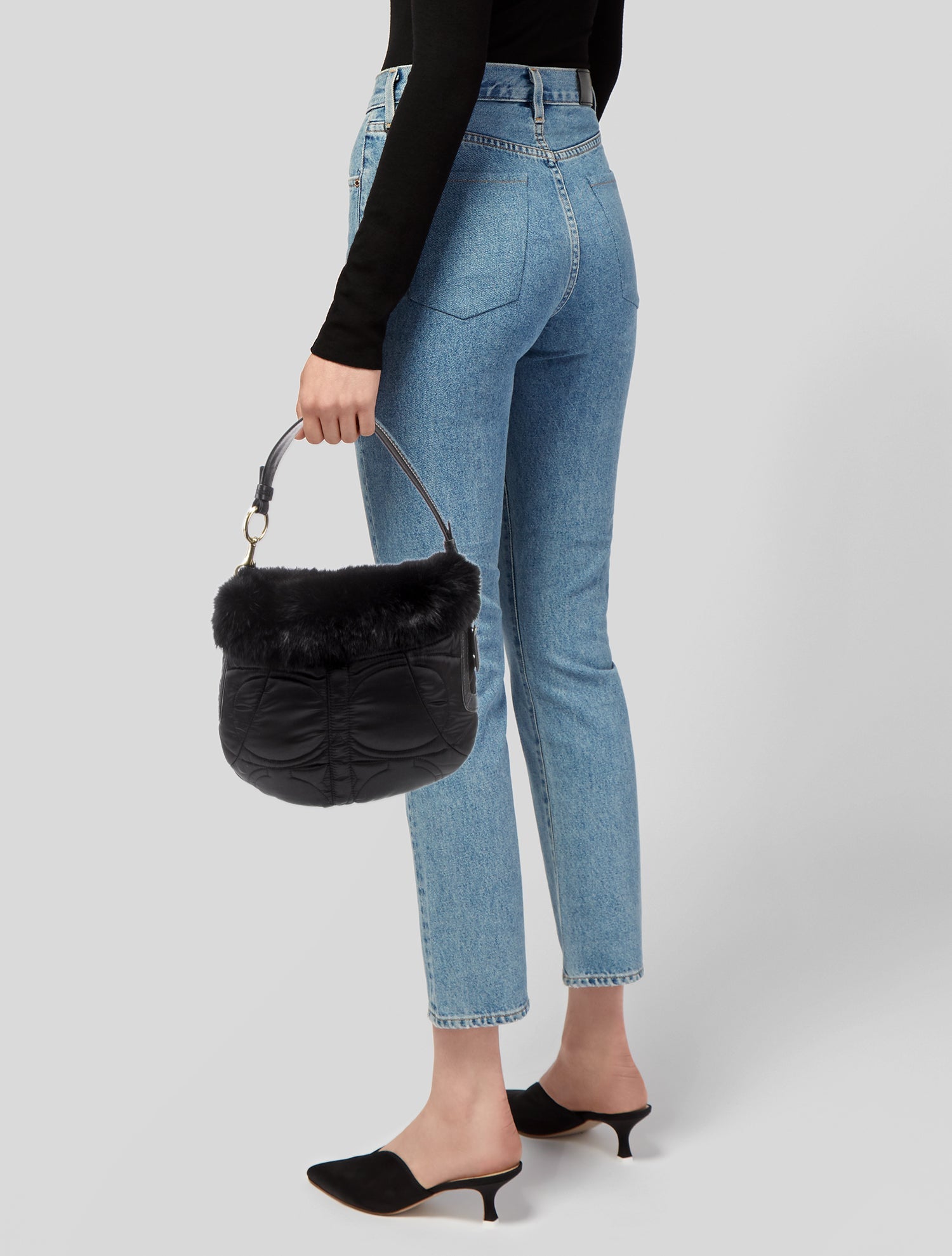 Coach Nylon Top Handle Bag