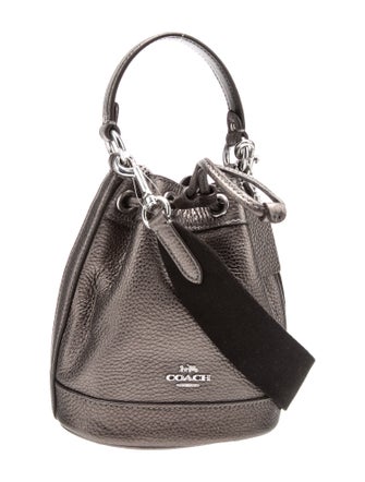 Coach Leather Bucket Bag