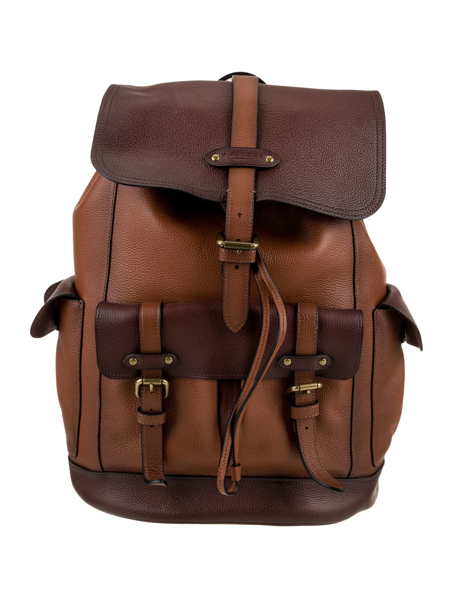 Coach Leather Backpack