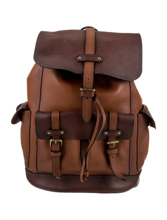 Coach Leather Backpack