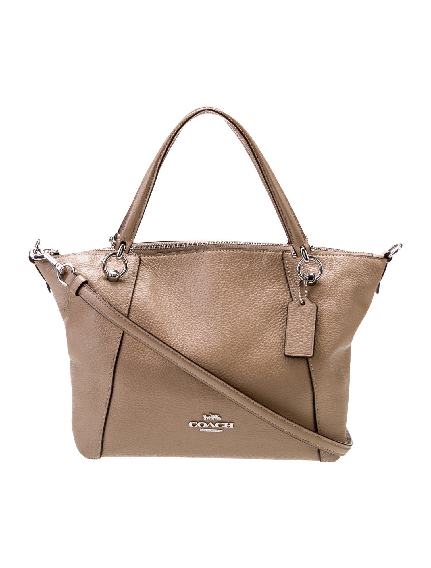 Coach Leather Top Handle Bag