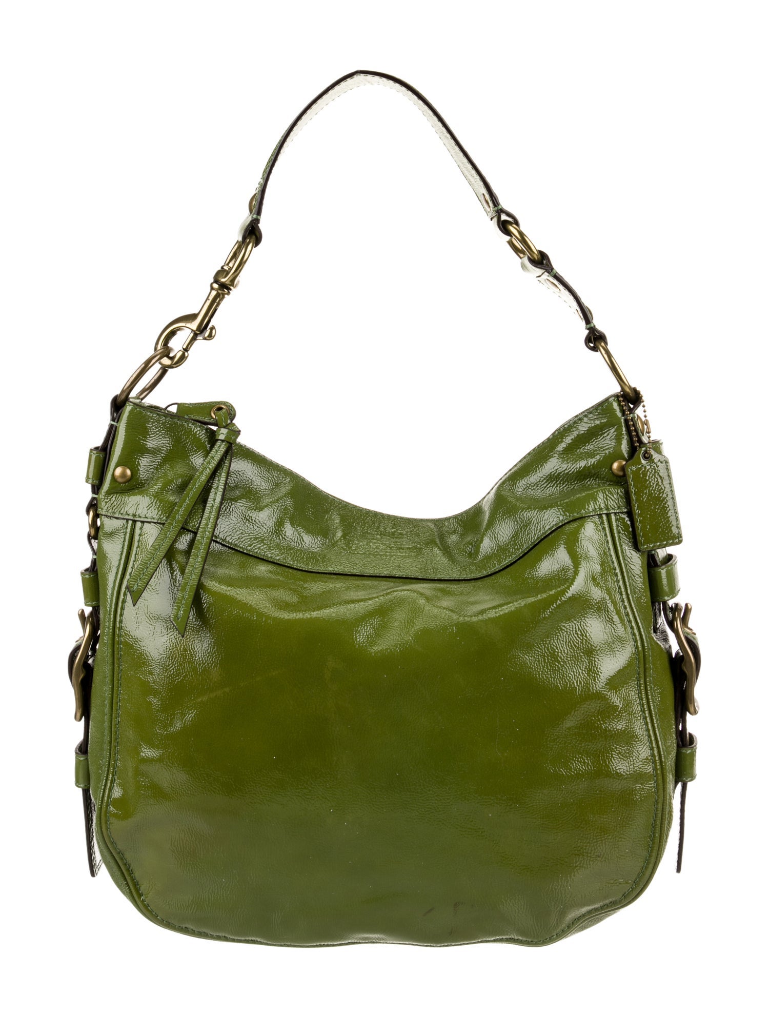 Coach Patent Leather Top Handle Bag