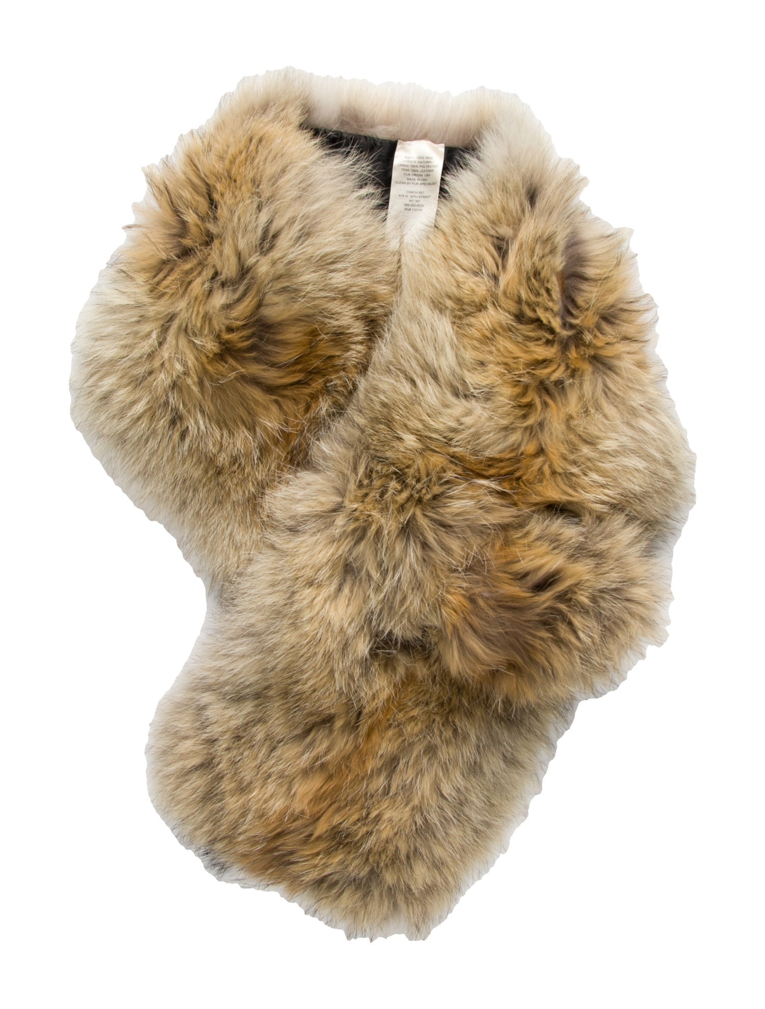 Coach 1941 Fur Shawl