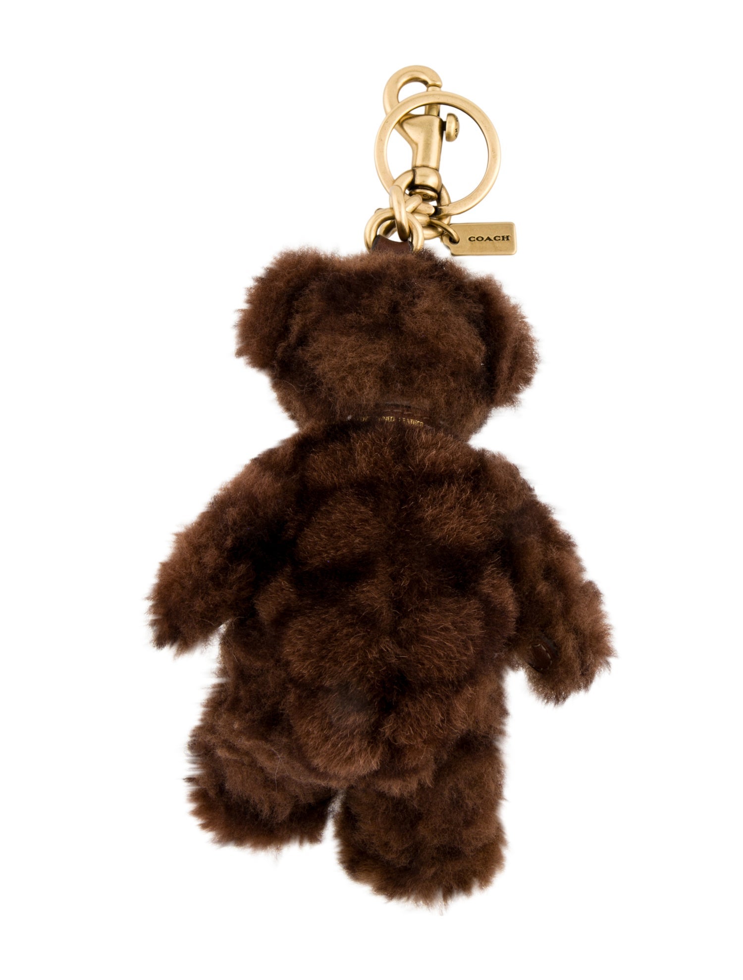 Coach Fur Bear Keychain