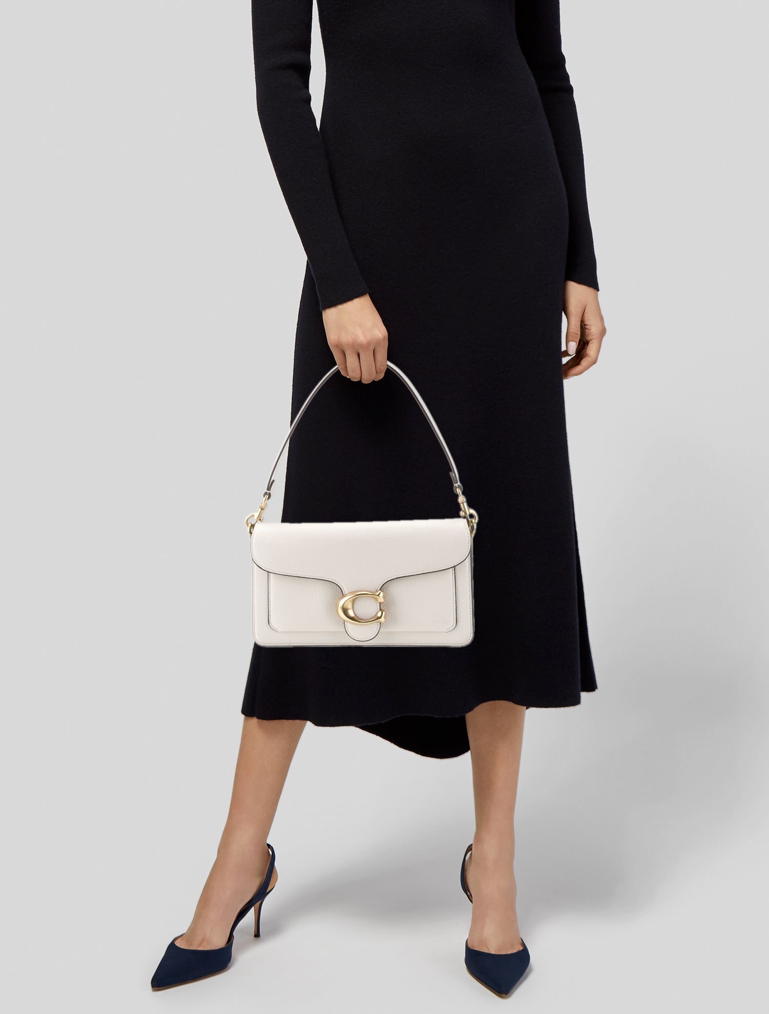 Coach Leather Top Handle Bag