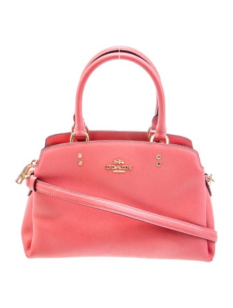 Coach Leather Top Handle Bag