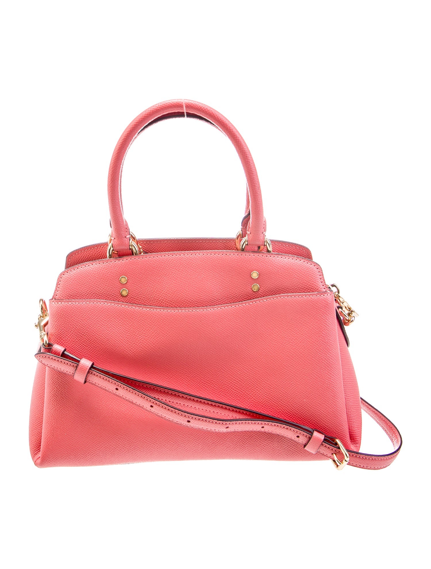 Coach Leather Top Handle Bag