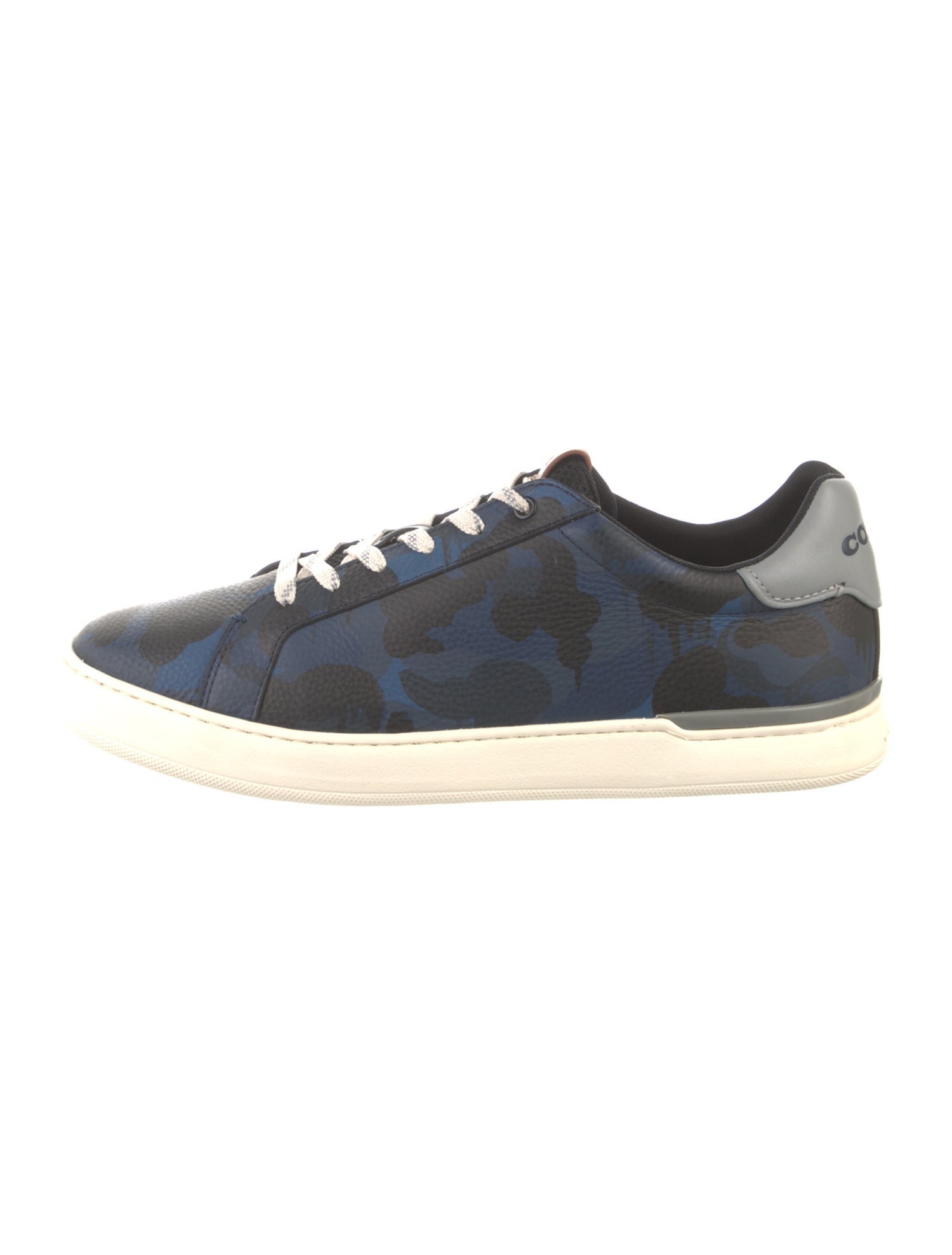Coach Leather Printed Sneakers