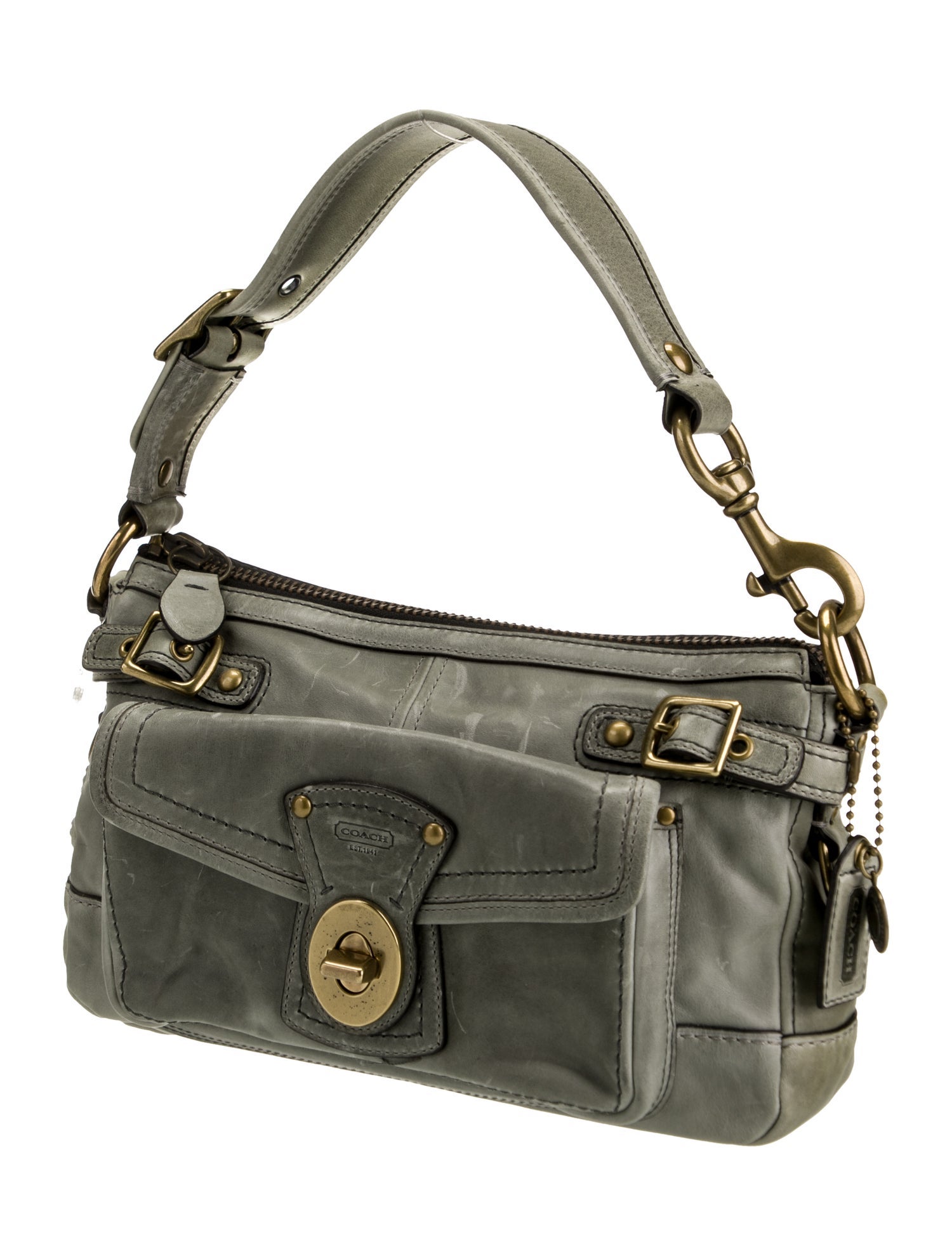 Coach Leather Shoulder Bag