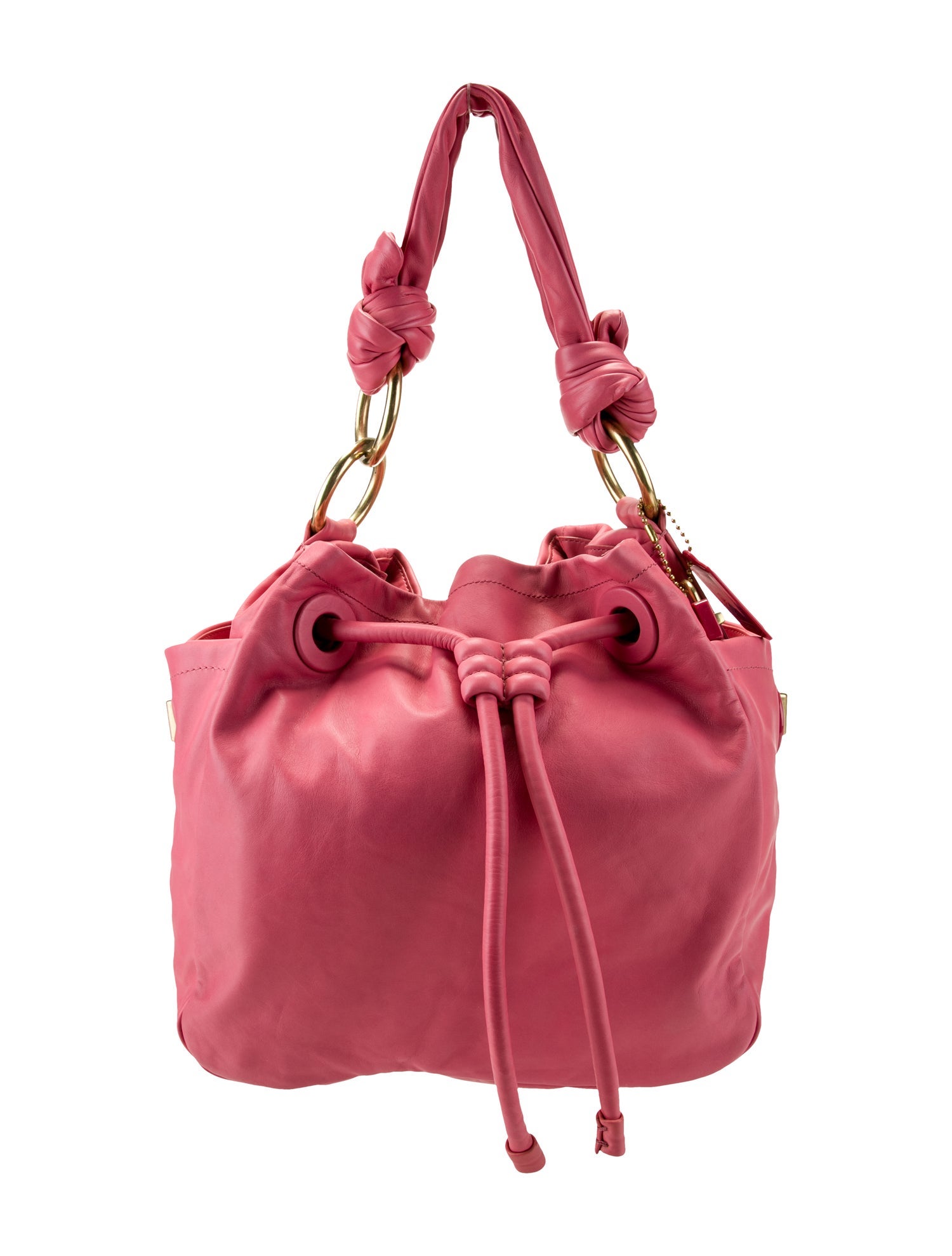 Coach Leather Bucket Bag