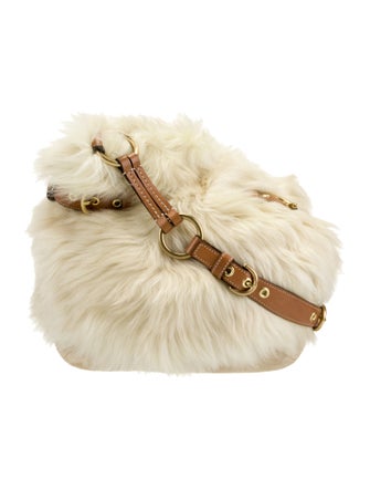Coach Faux Fur Shoulder Bag