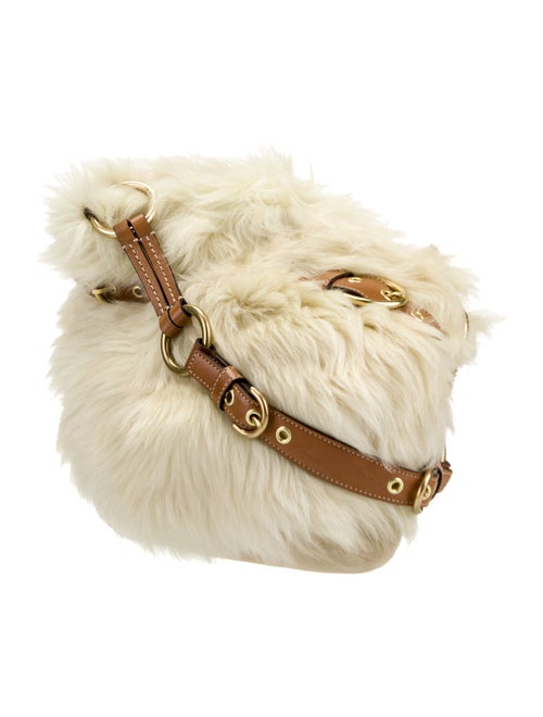 Coach Faux Fur Shoulder Bag
