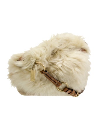 Coach Faux Fur Shoulder Bag