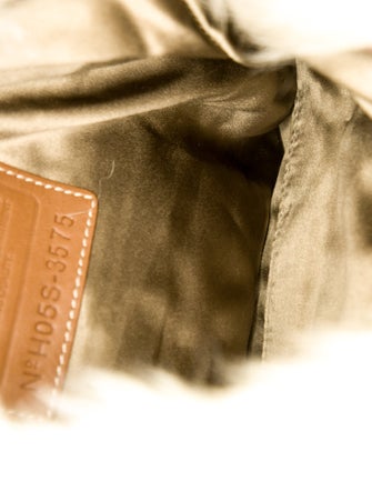 Coach Faux Fur Shoulder Bag