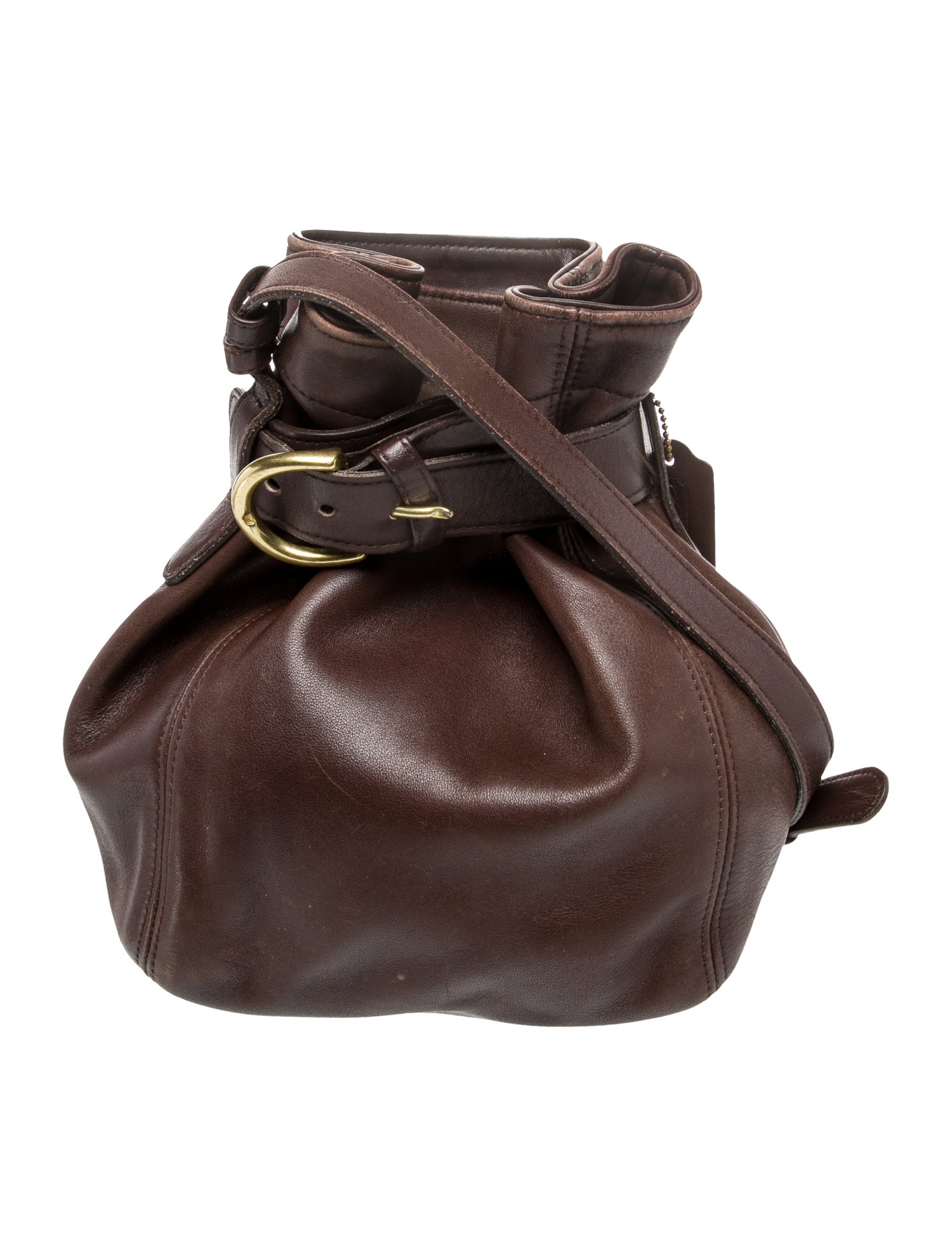 Coach Leather Bucket Bag