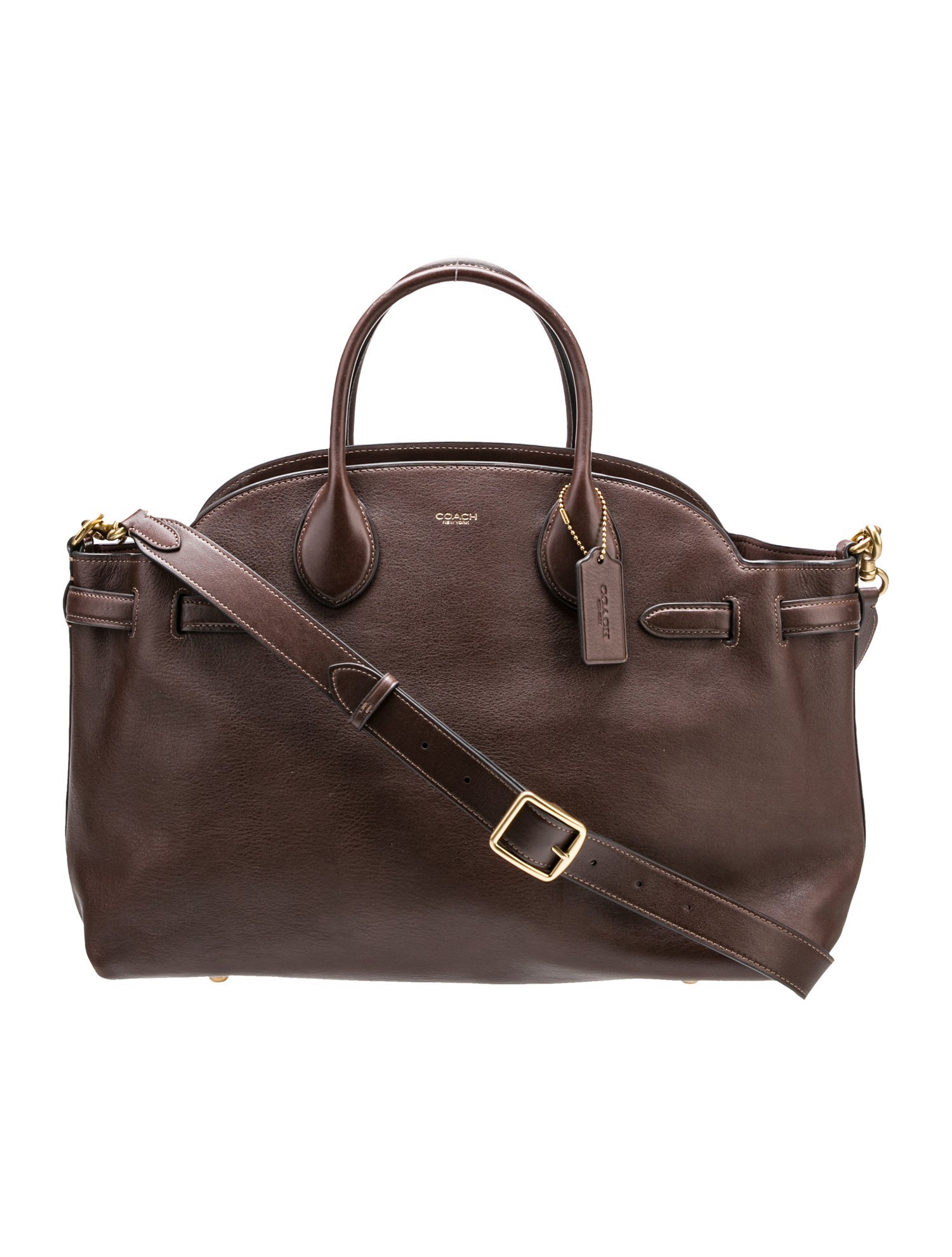 Coach Leather Messenger Bag