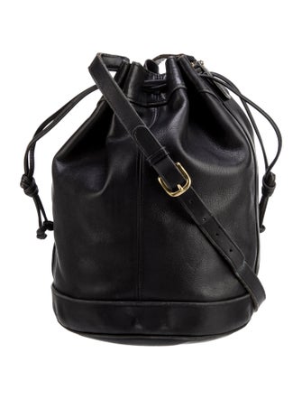 Coach Leather Bucket Bag