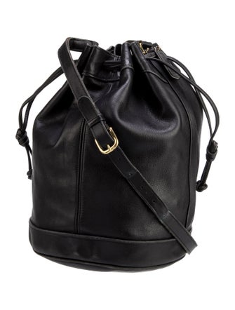 Coach Leather Bucket Bag