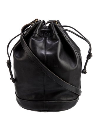 Coach Leather Bucket Bag