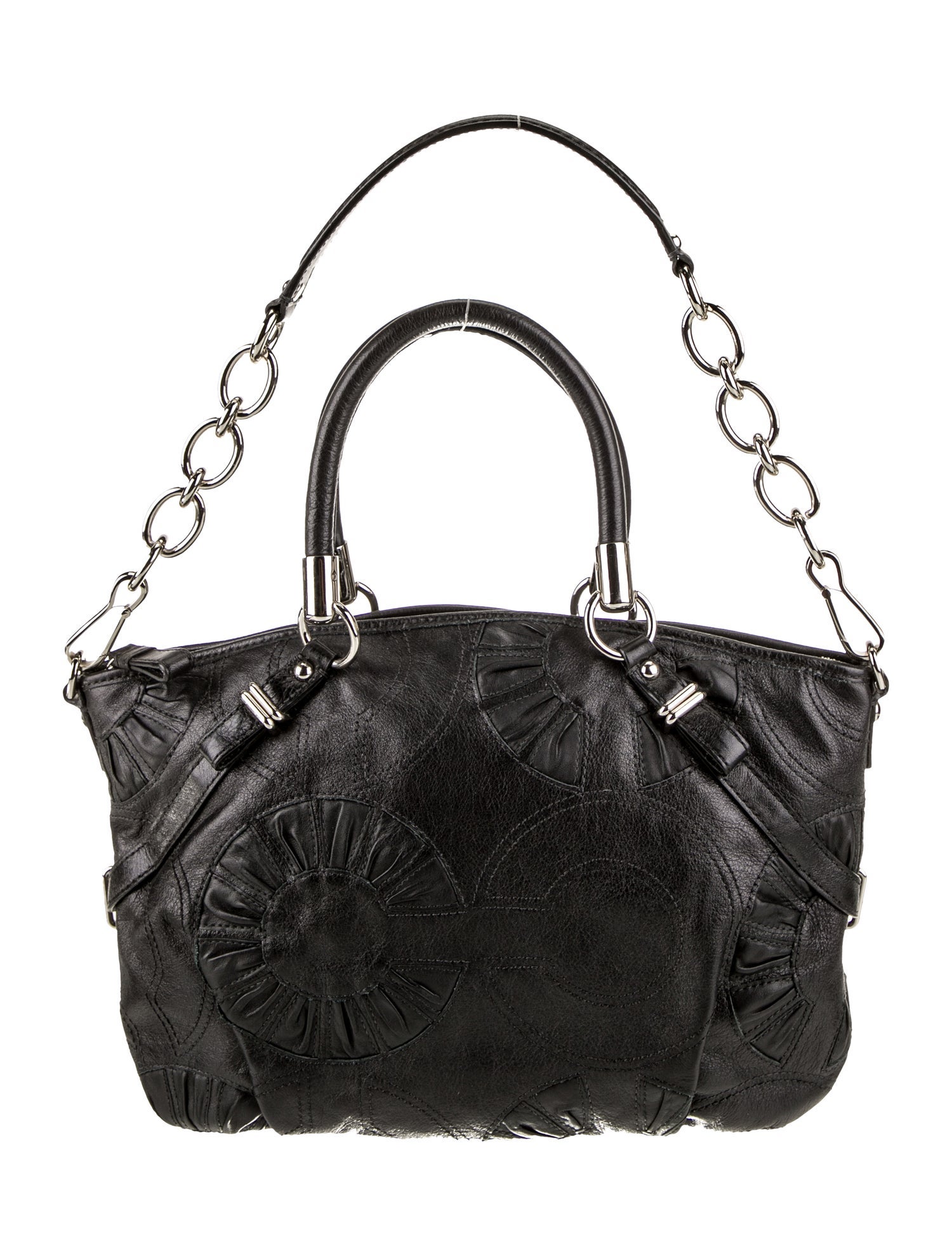 Coach Leather Top Handle Bag