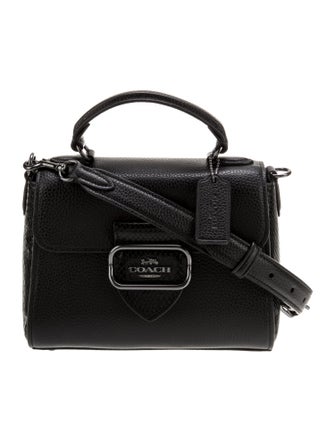 Coach Leather Top Handle Bag