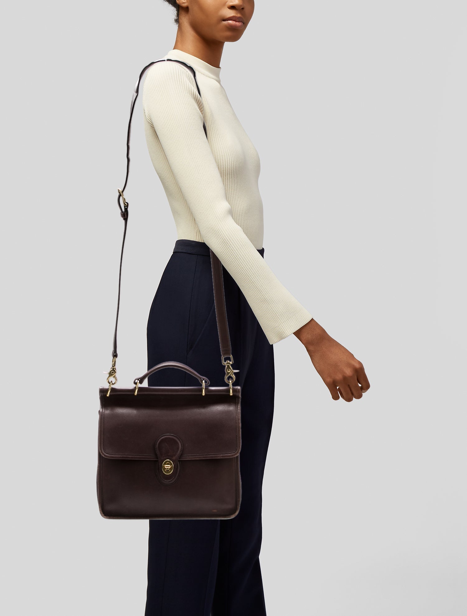 Coach Leather Crossbody Bag