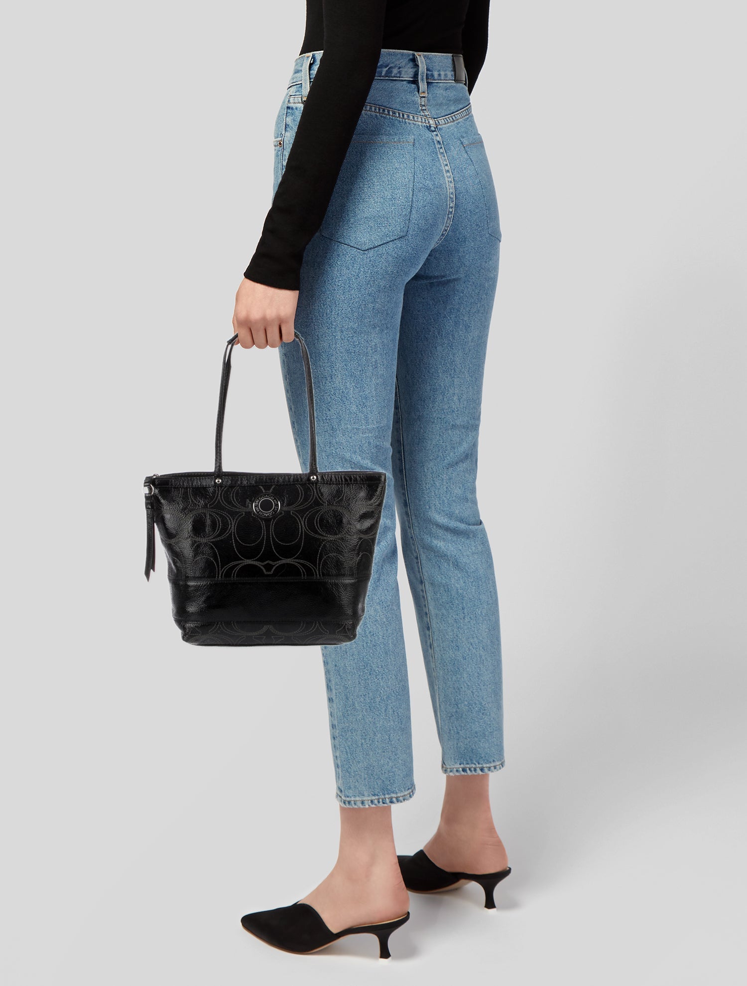 Coach Patent Leather Shoulder Bag