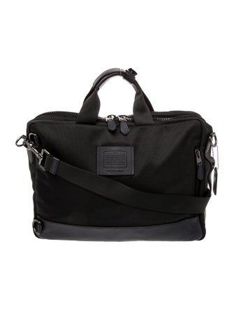 Coach Leather Weekender Bag