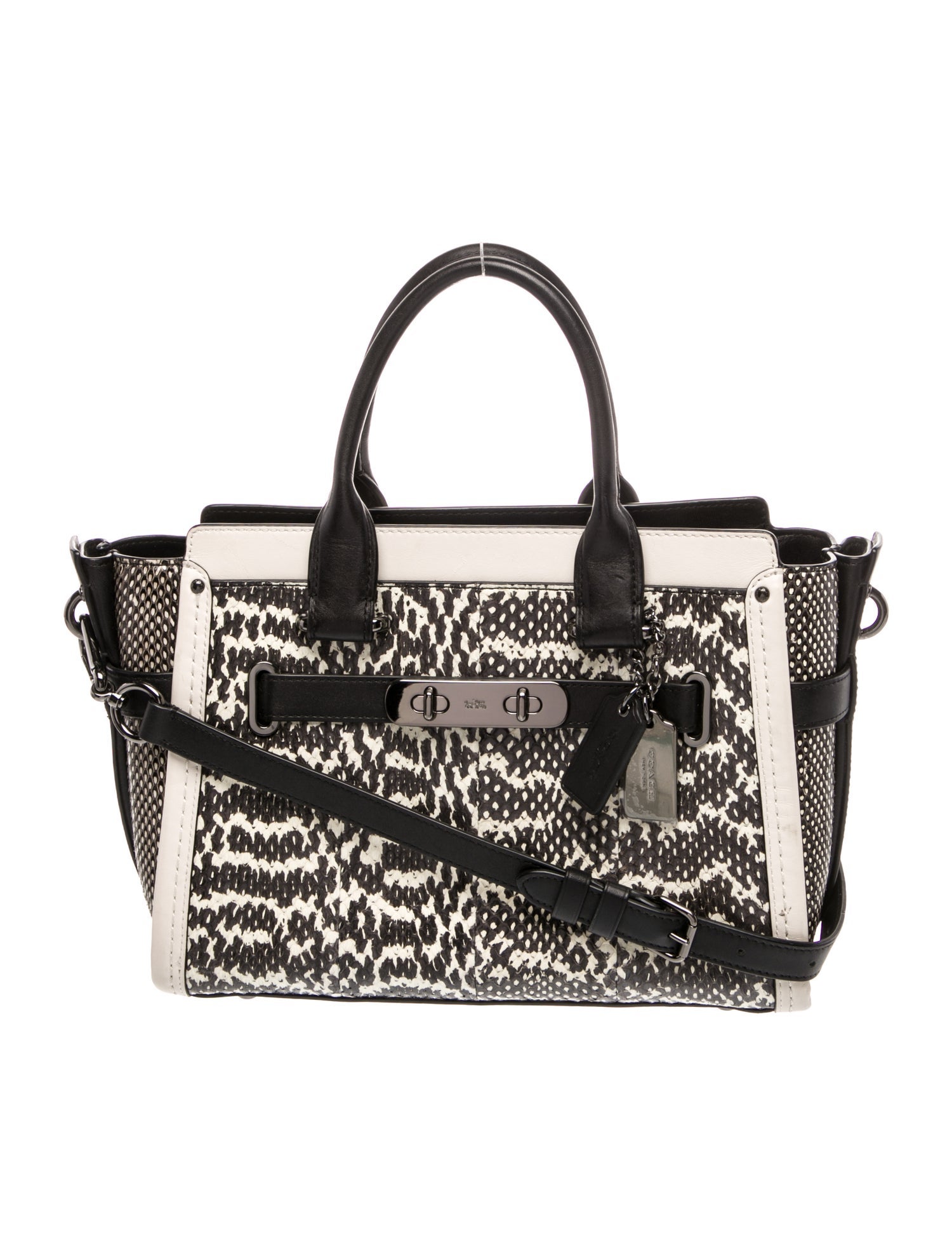 Coach Leather Top Handle Bag