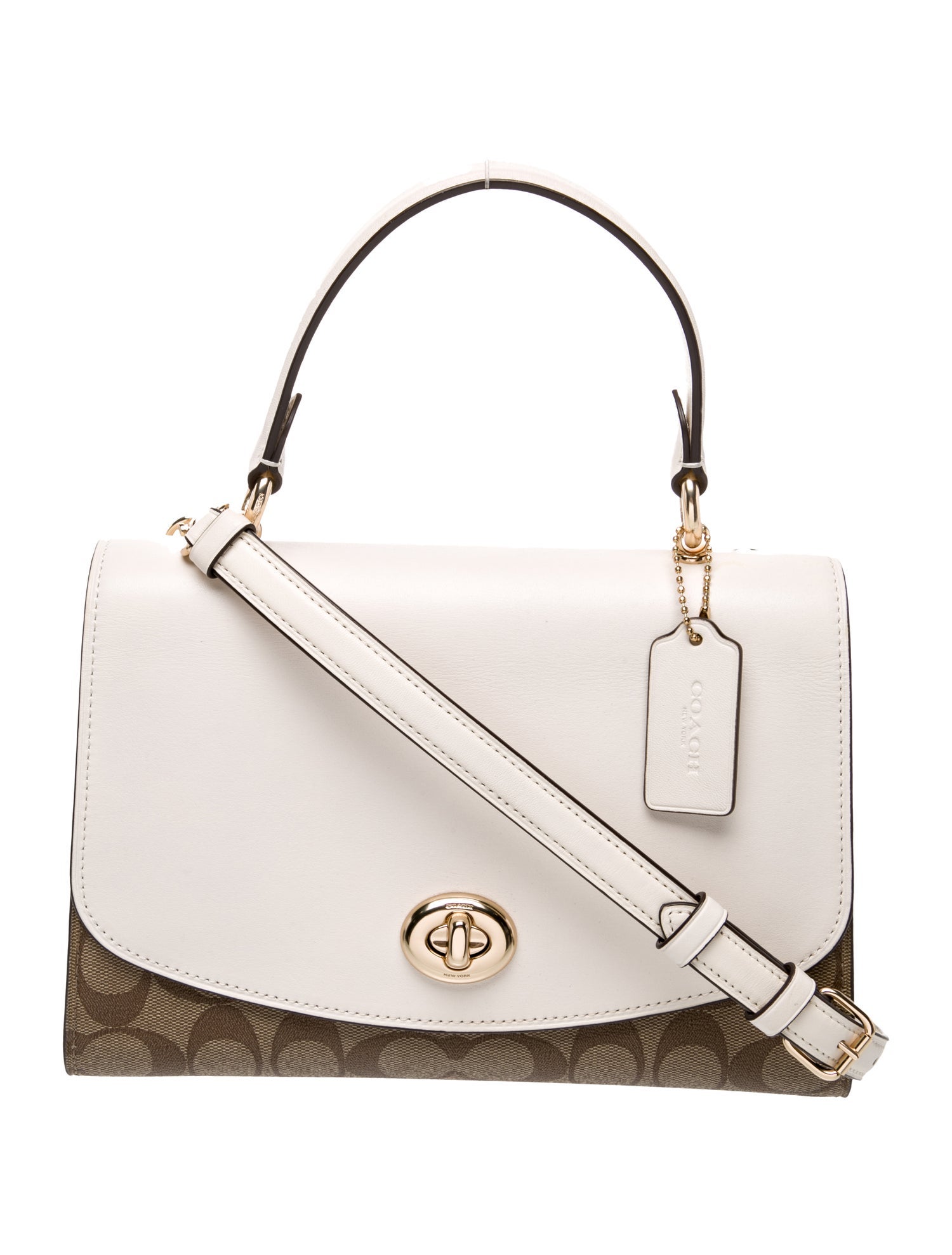 Coach Leather Top Handle Bag