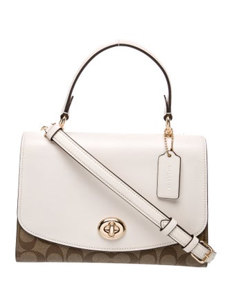 Coach Leather Top Handle Bag