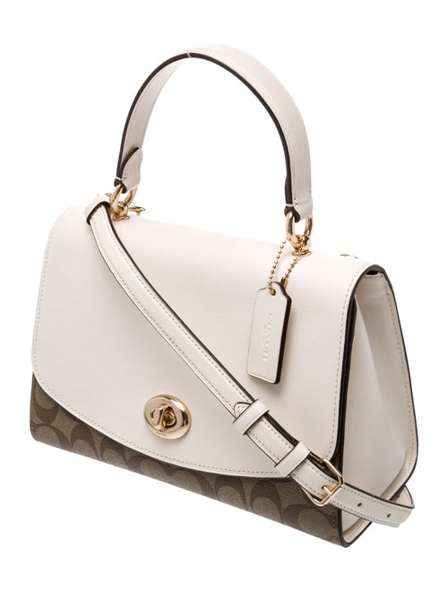 Coach Leather Top Handle Bag