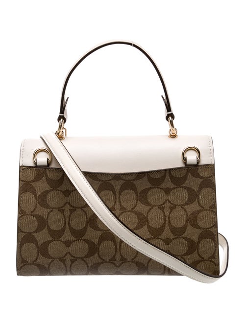 Coach Leather Top Handle Bag