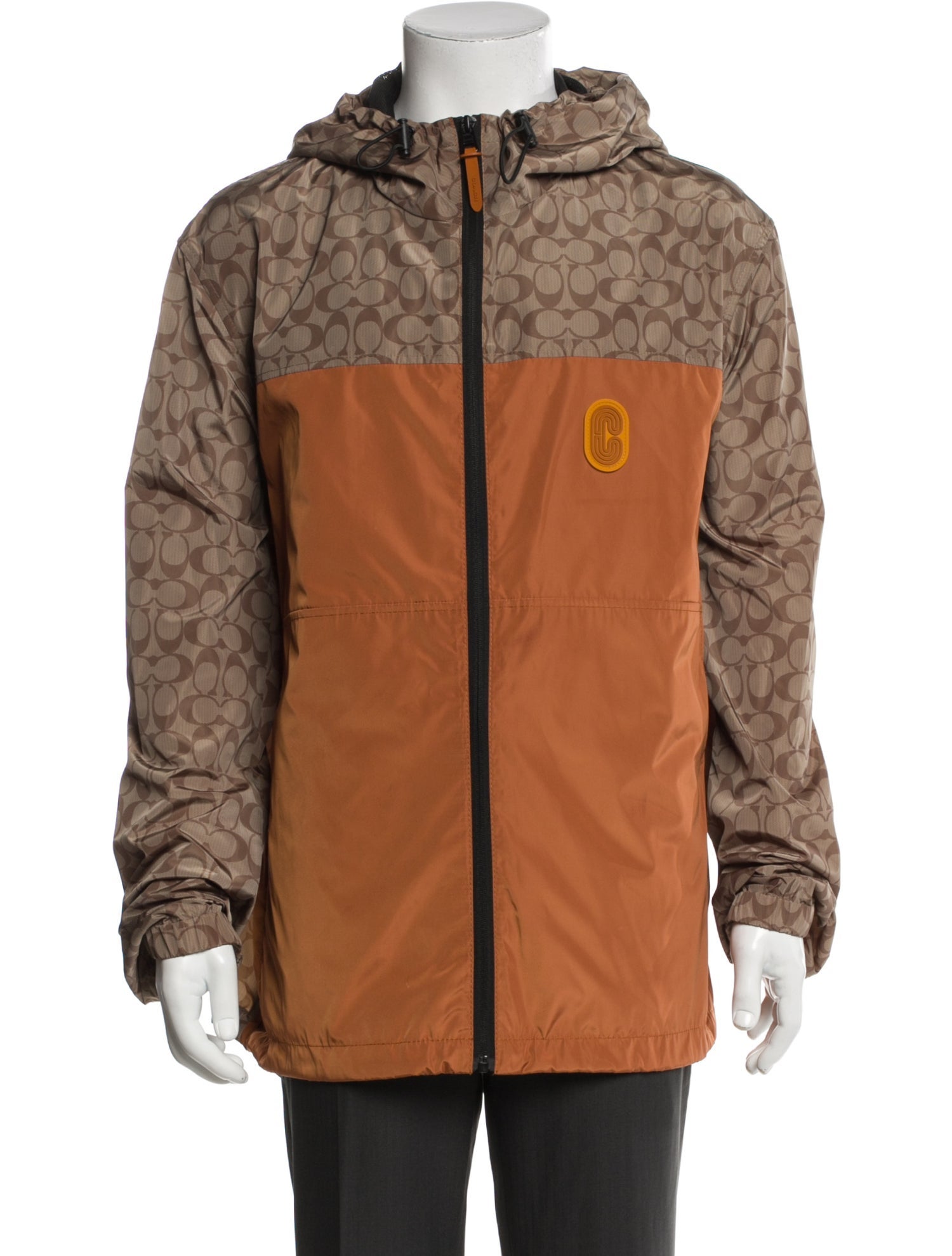 Coach Colorblock Pattern Windbreaker