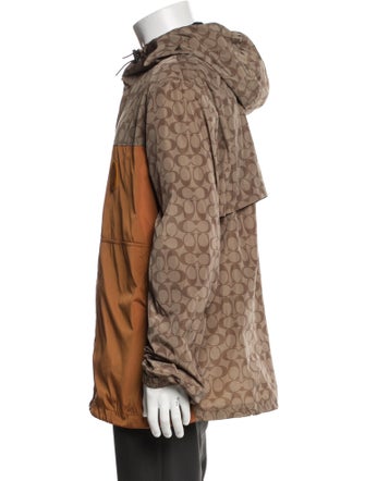 Coach Colorblock Pattern Windbreaker