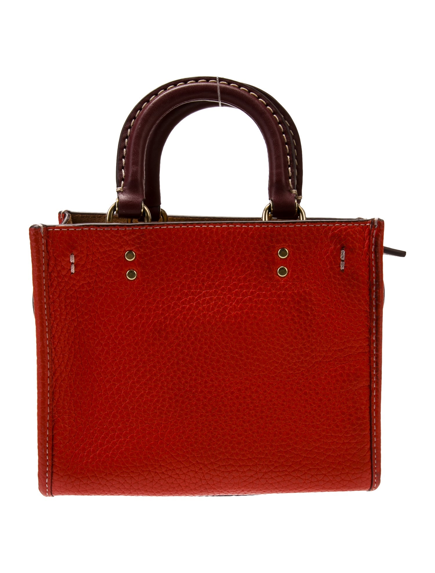 Coach Leather Top Handle Bag