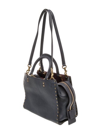 Coach Leather Top Handle Bag