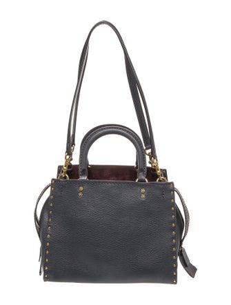 Coach Leather Top Handle Bag