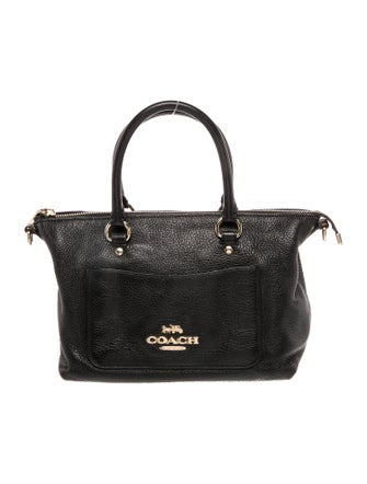Coach Leather Top Handle Bag