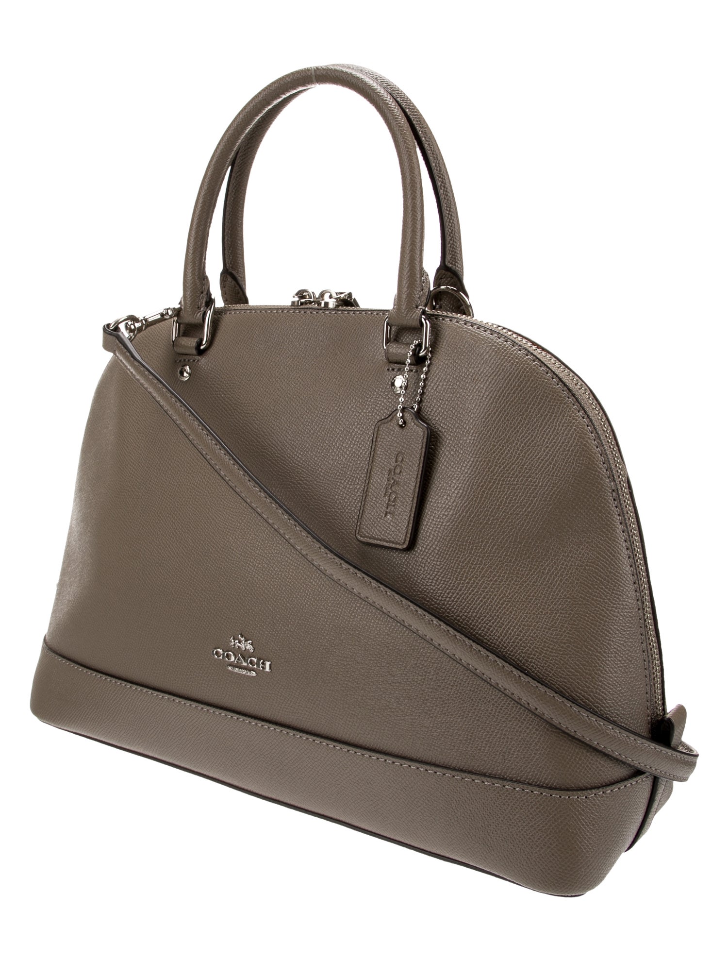 Coach Leather Top Handle Bag