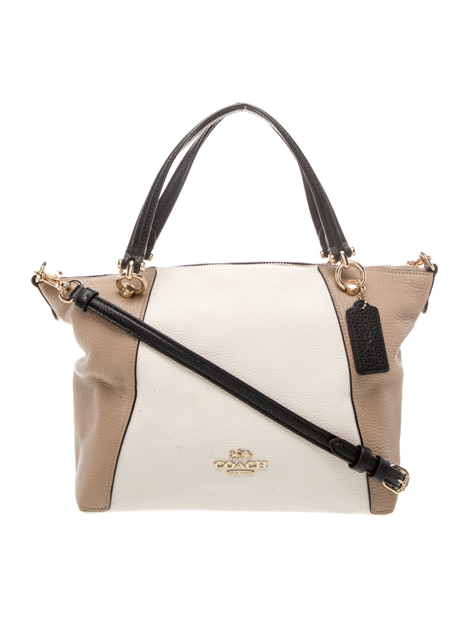 Coach Leather Top Handle Bag