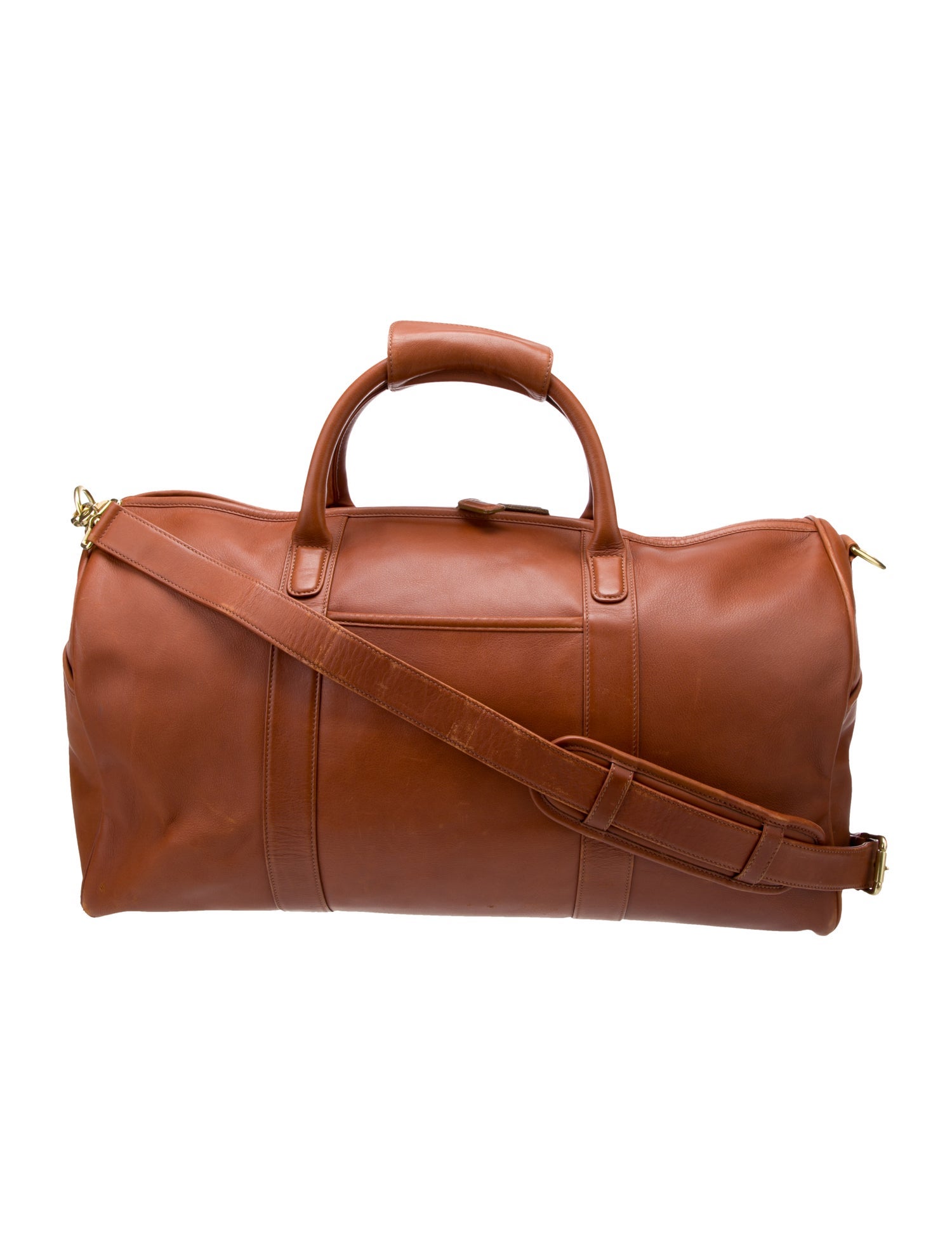 Coach Leather Weekender Bag
