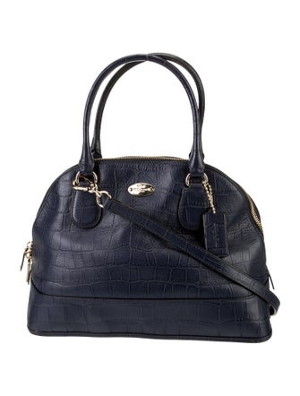 Coach Alligator Top Handle Bag