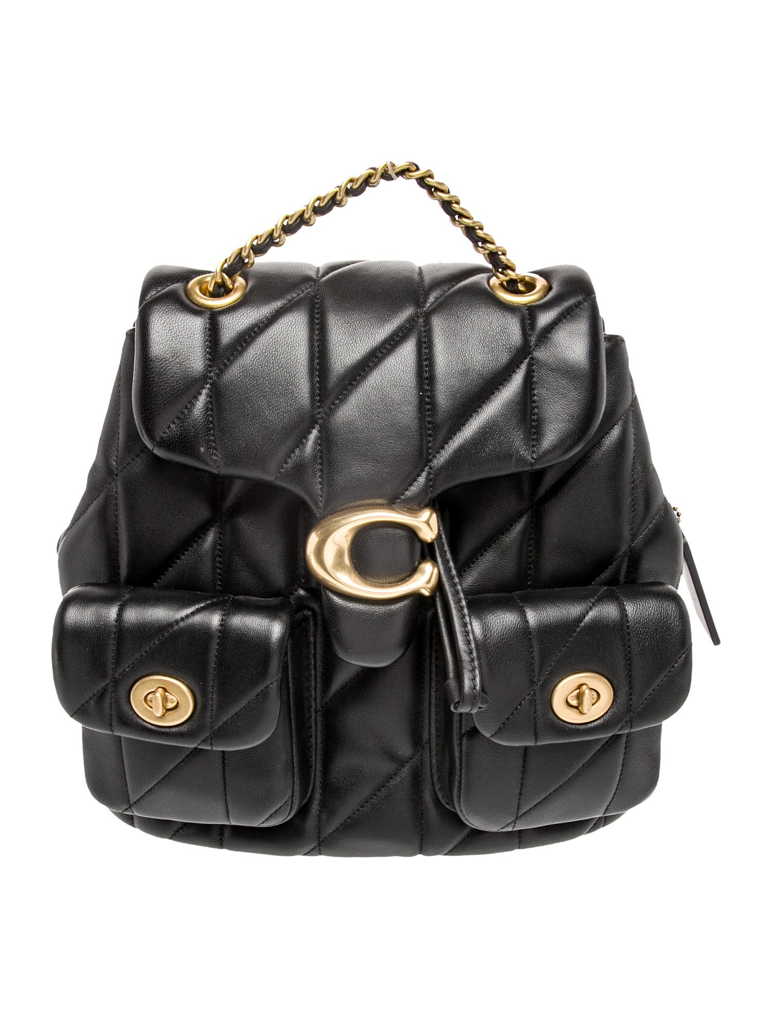 Coach Leather Backpack