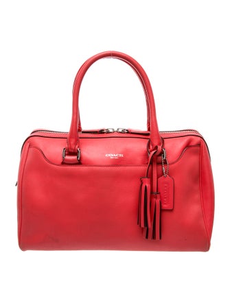 Coach Leather Top Handle Bag