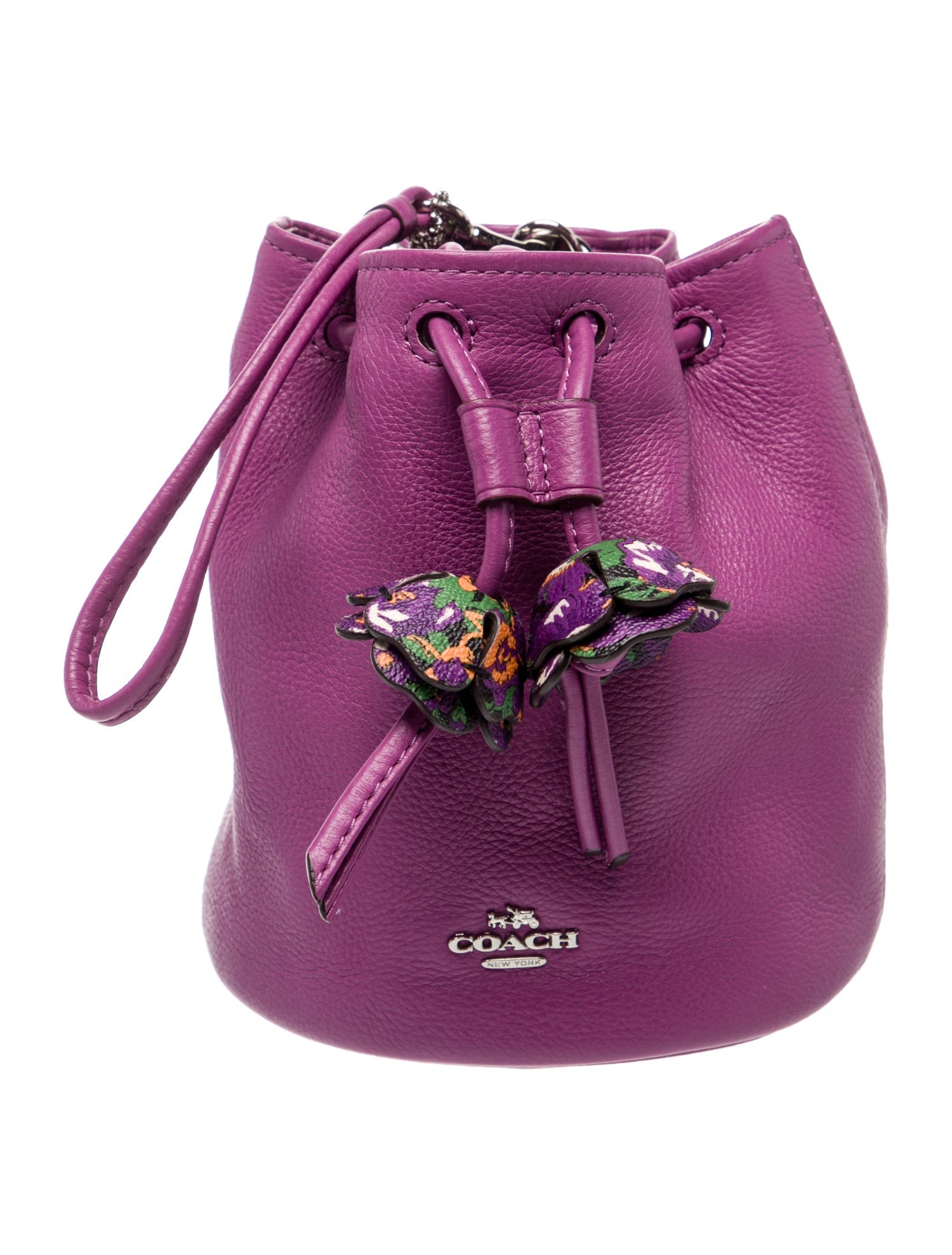 Coach Leather Bucket Bag